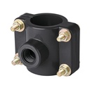 Abrazadera para toma domiciliaria PP 1-1/2' x 1/2', FOSET ATD-1 1/2