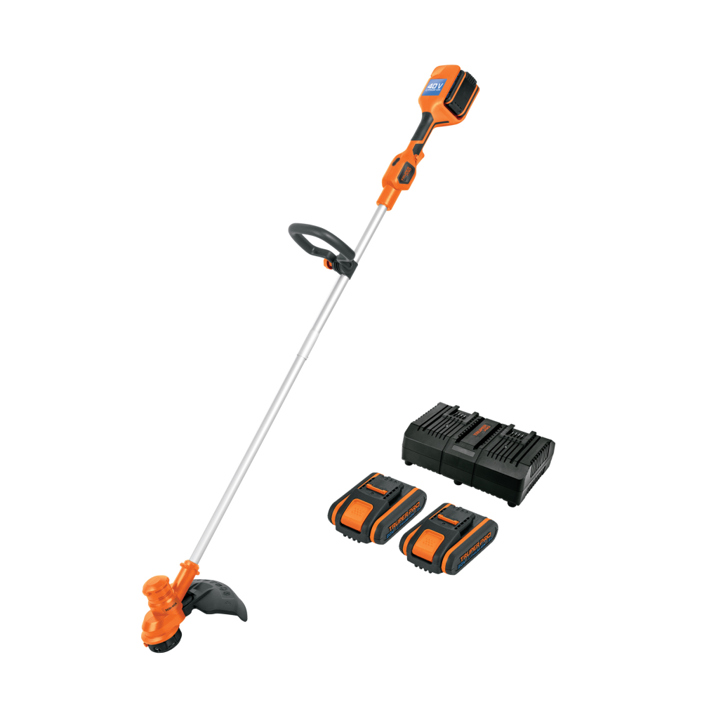 Desbrozadora inalámbrica 40V, 2 baterías 2Ah,1 carg.dual,PRO DESI-40A
