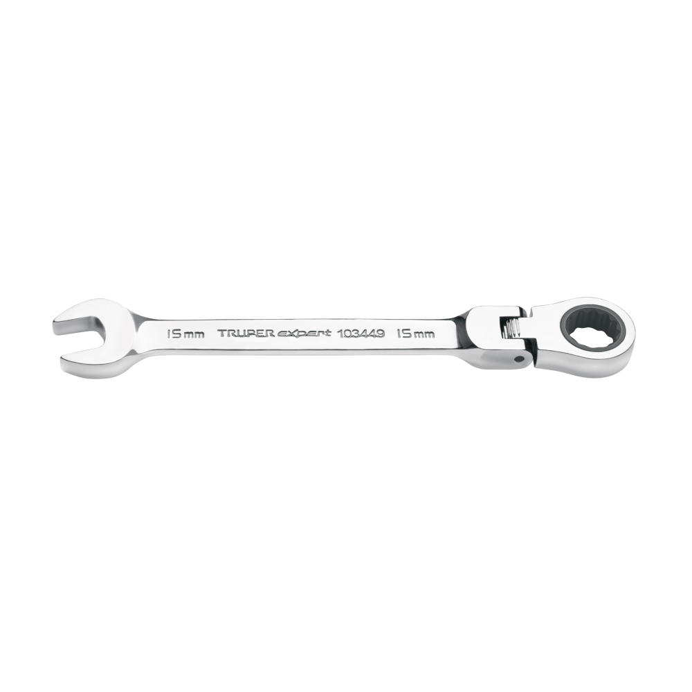 Llave combinada con matraca 15 mm flexible, EXPERT LL-2015MXF