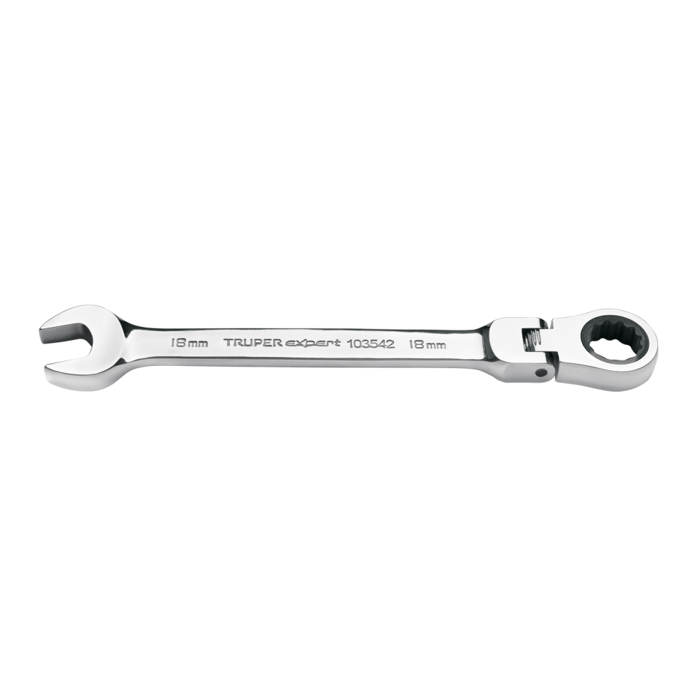 Llave combinada con matraca 18 mm flexible, EXPERT LL-2018MXF
