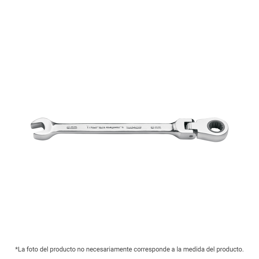 Llave combinada con matraca 19 mm flexible, EXPERT LL-2019MXF