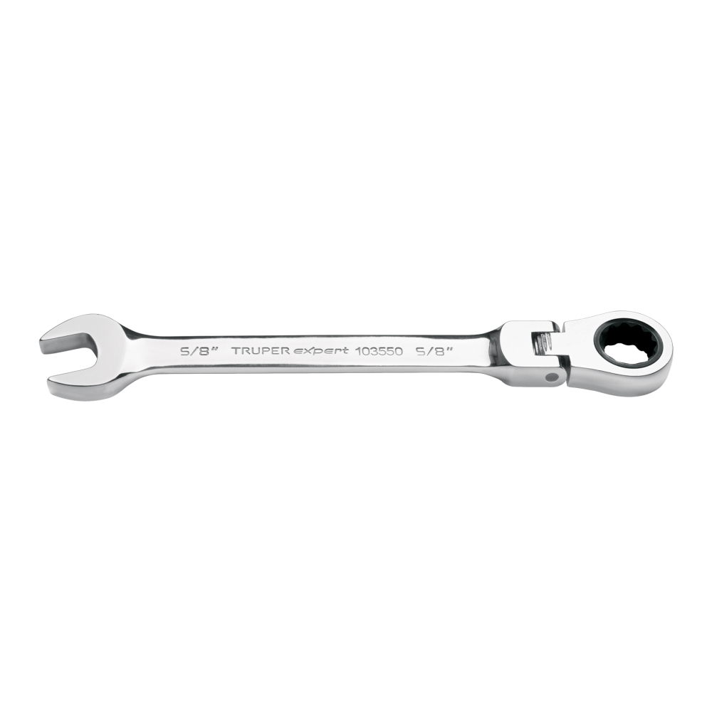 Llave combinada con matraca 5/8' flexible, EXPERT LL-2020XF