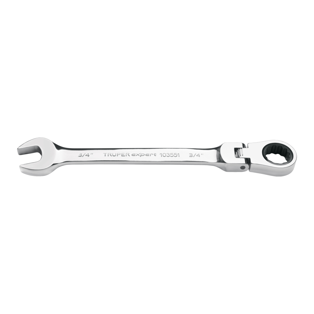 Llave combinada con matraca 3/4' flexible, EXPERT LL-2024XF