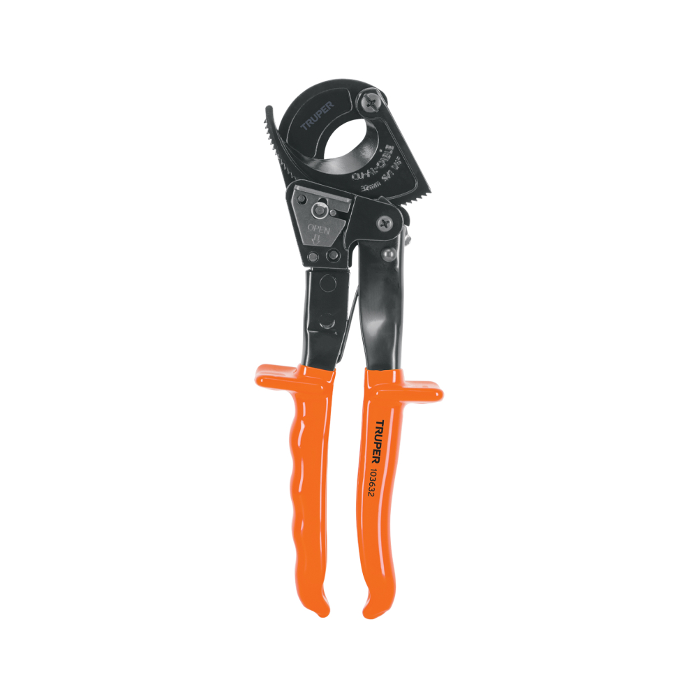 Pinzas cortacable de trinquete 10', TRUPER EXPERT PCC-10X