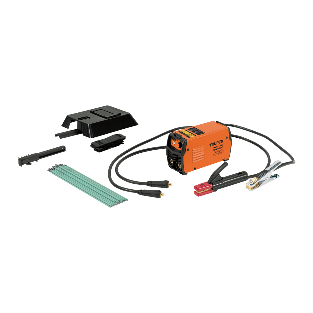 Mini soldadora inversora 130A, bi-voltaje 127/220V, TRUPER SOIN-120MBT