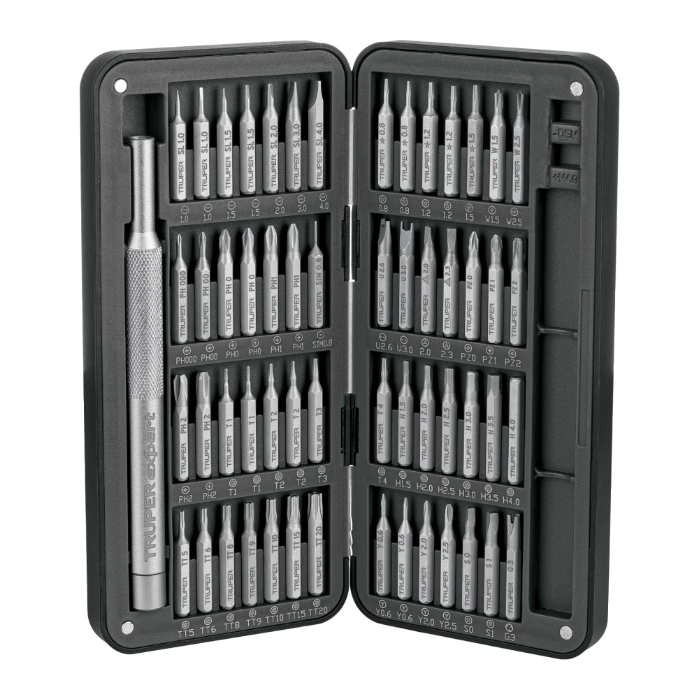 Desarmador de precisión con 56 puntas intercambiables,EXPERT JOY-57X