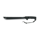 Machete doble filo 14', cacha inyectada, con funda, TRUPER MACH-14X