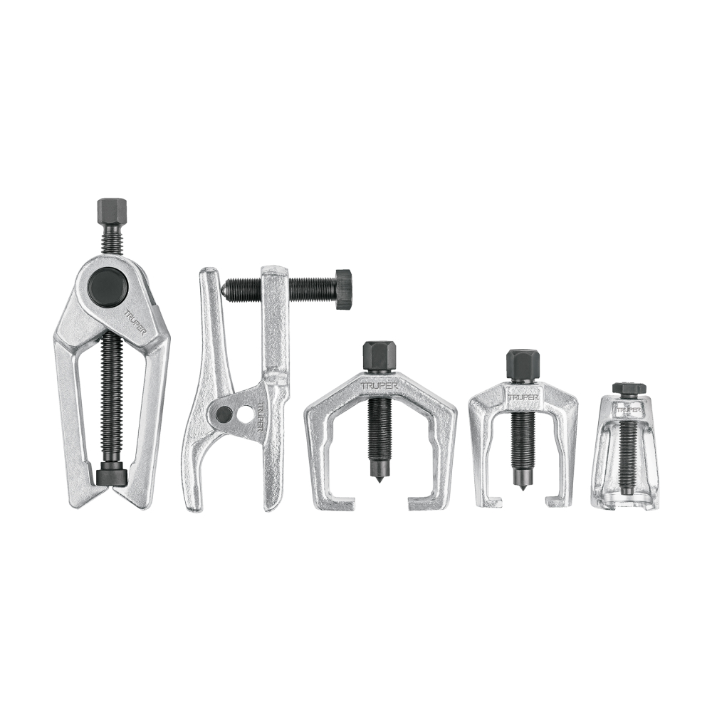 Juego de extractores para rótulas, 5 piezas, TRUPER JGO-ER5