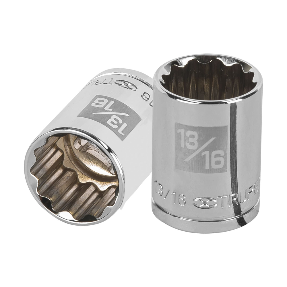Dado de 13/16', 12 puntas, cuadro 1/2', TRUPER D-1226