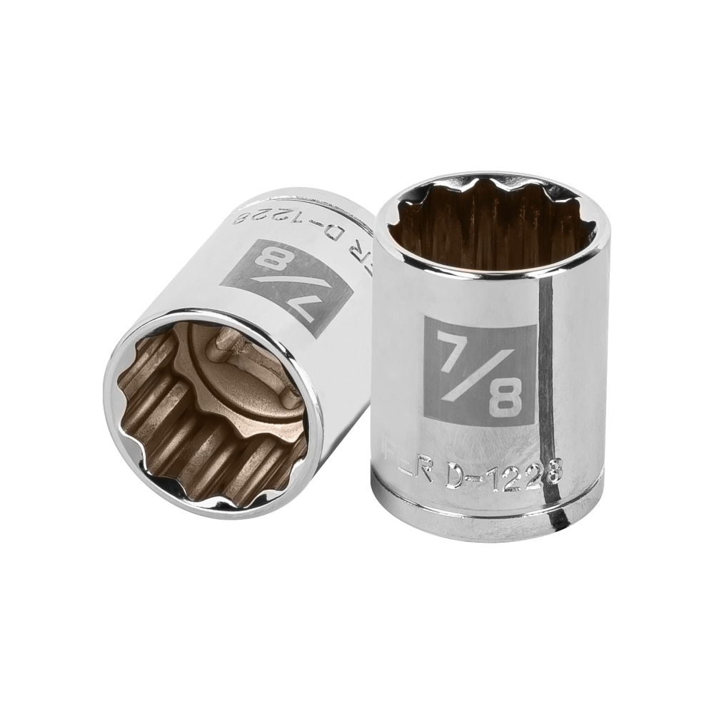 Dado de 7/8', 12 puntas, cuadro 1/2', TRUPER D-1228