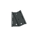 Bolsa 2 bisagras cuadradas 3', negro mate, plana, BASIC BC-306PPB