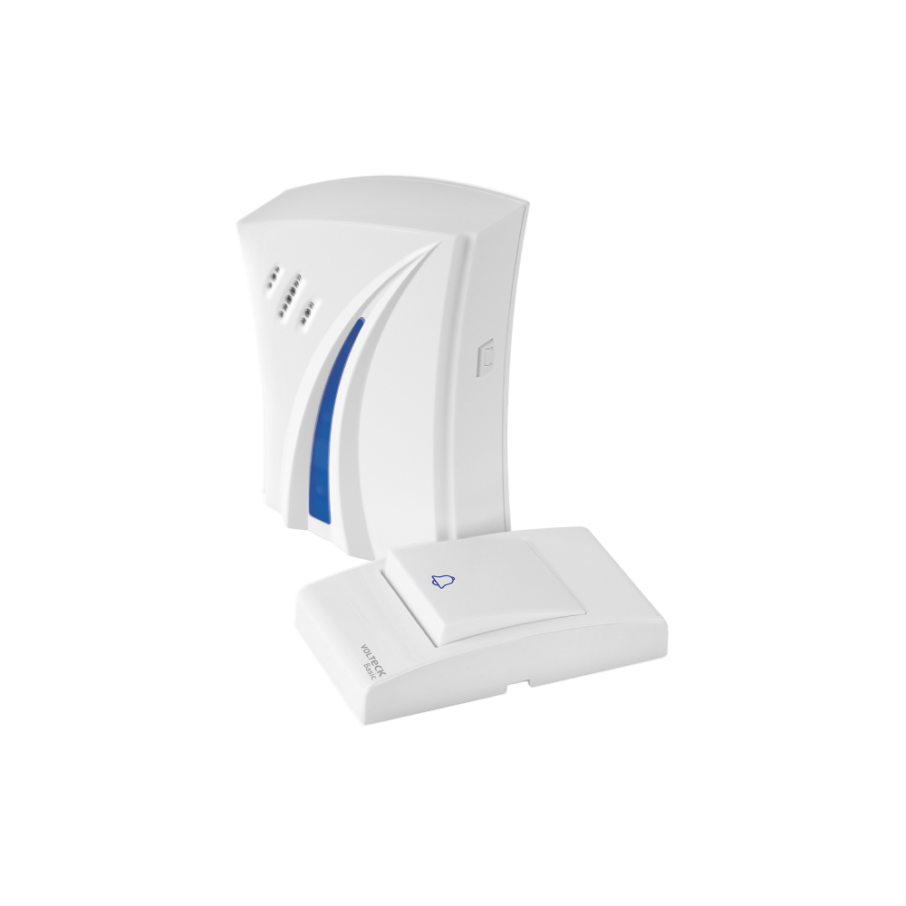 Timbre inalámbrico con clavija, 36 tonos, VOLTECK BASIC TIMI-60CB