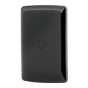 Placa ciega, Italiana, color negro, VOLTECK PPC-IN