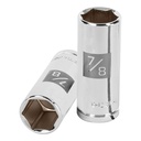 Dado largo de 7/8', 6 puntas, cuadro 1/2', TRUPER D-1228-HL