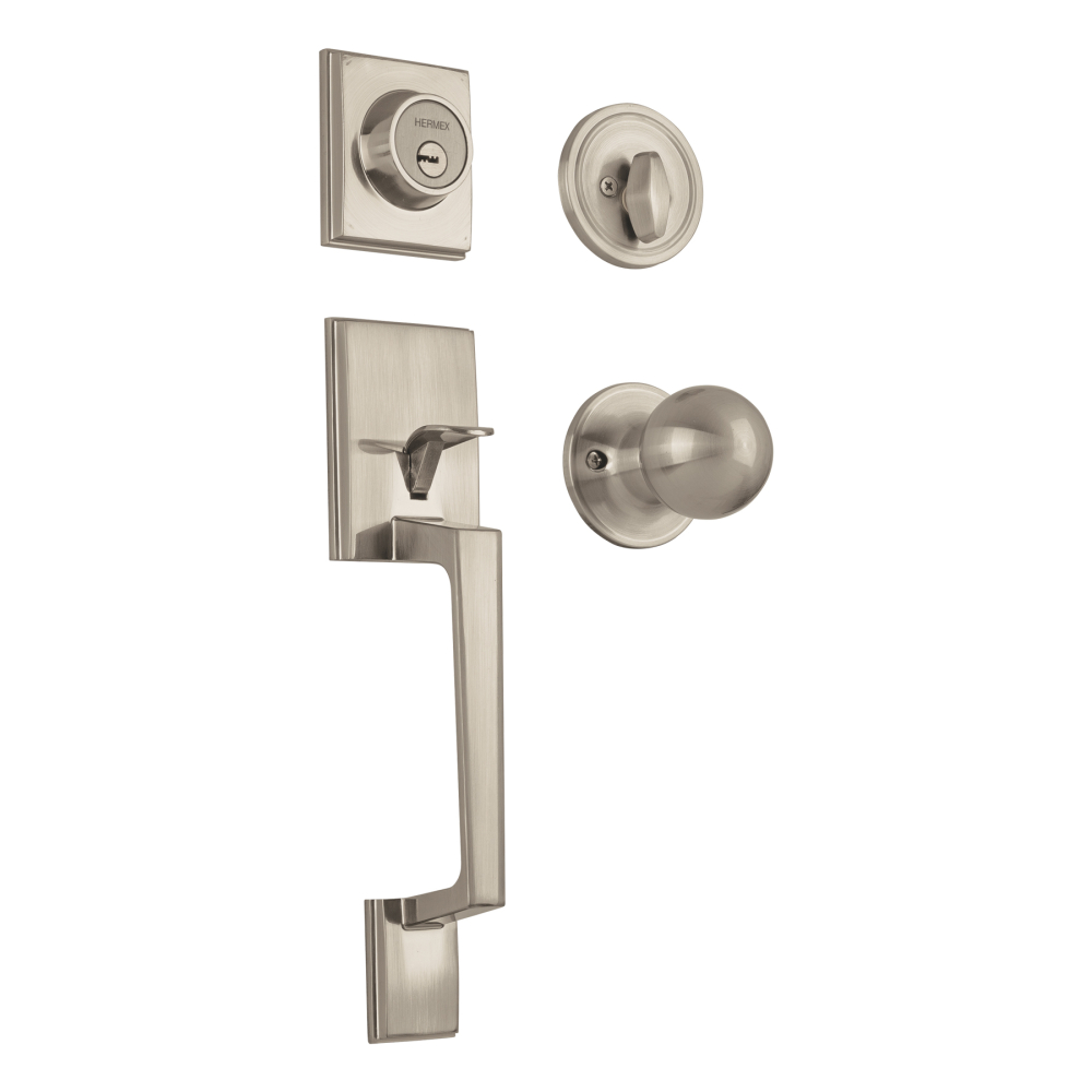 Jaladera/perilla/cerrojo, Porto llave-mariposa, Níquel Satín CEP-41PJC