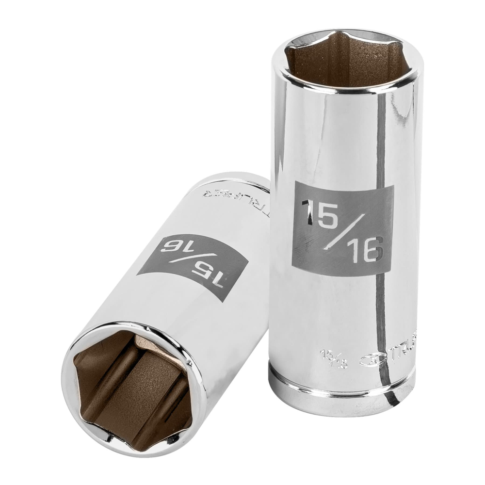 Dado largo de 15/16', 6 puntas, cuadro 1/2', Truper D-1230-HL