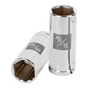 Dado largo de 15/16', 6 puntas, cuadro 1/2', TRUPER D-1230-HL