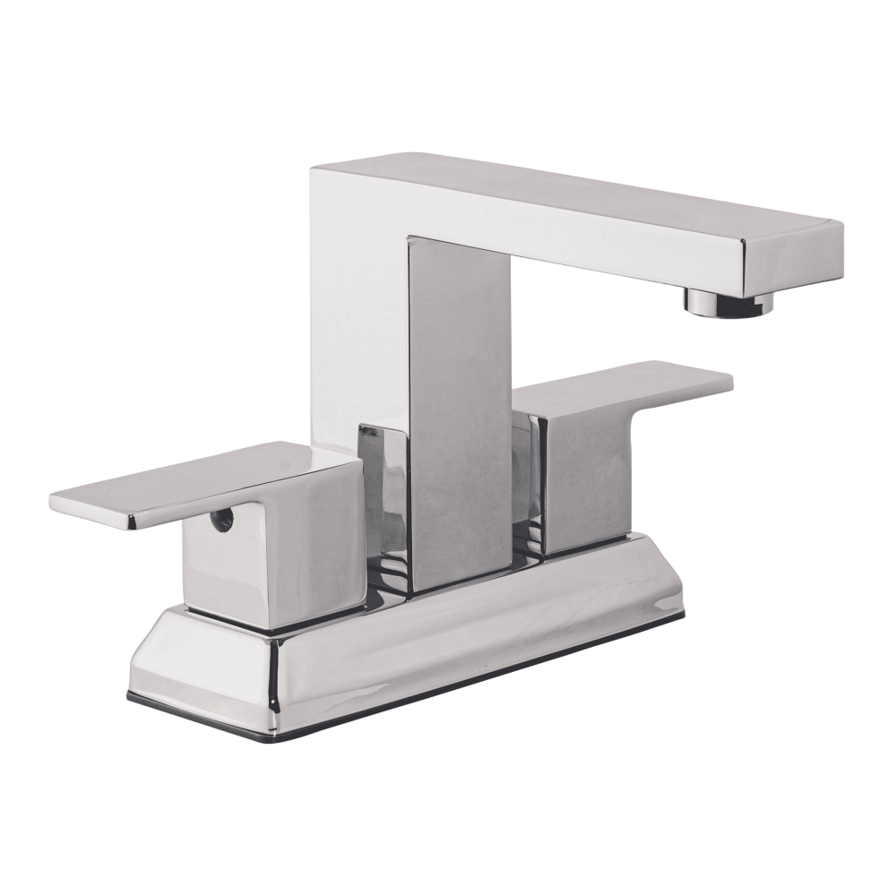 Mezcladora para lavabo 4', cromo, FOSET KUBO KUM-43