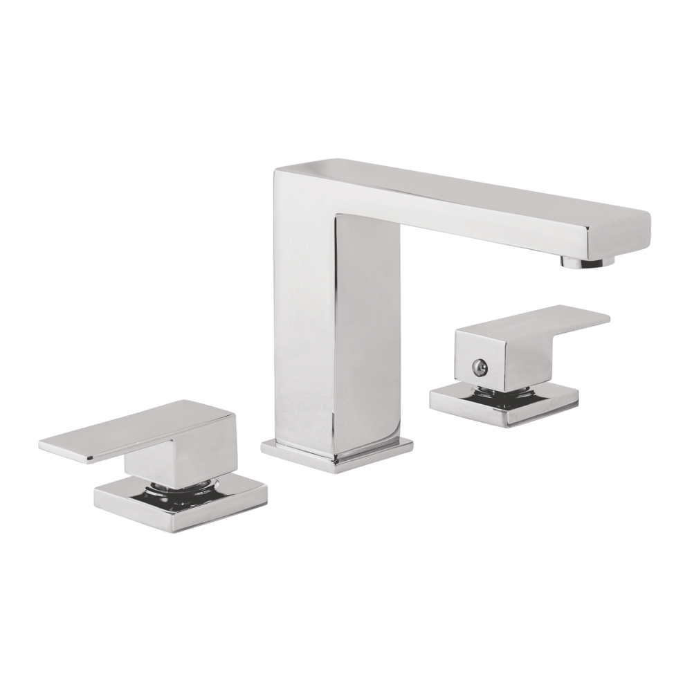 Mezcladora para lavabo taladros separados, cromo, FOSET KUBO KUM-91