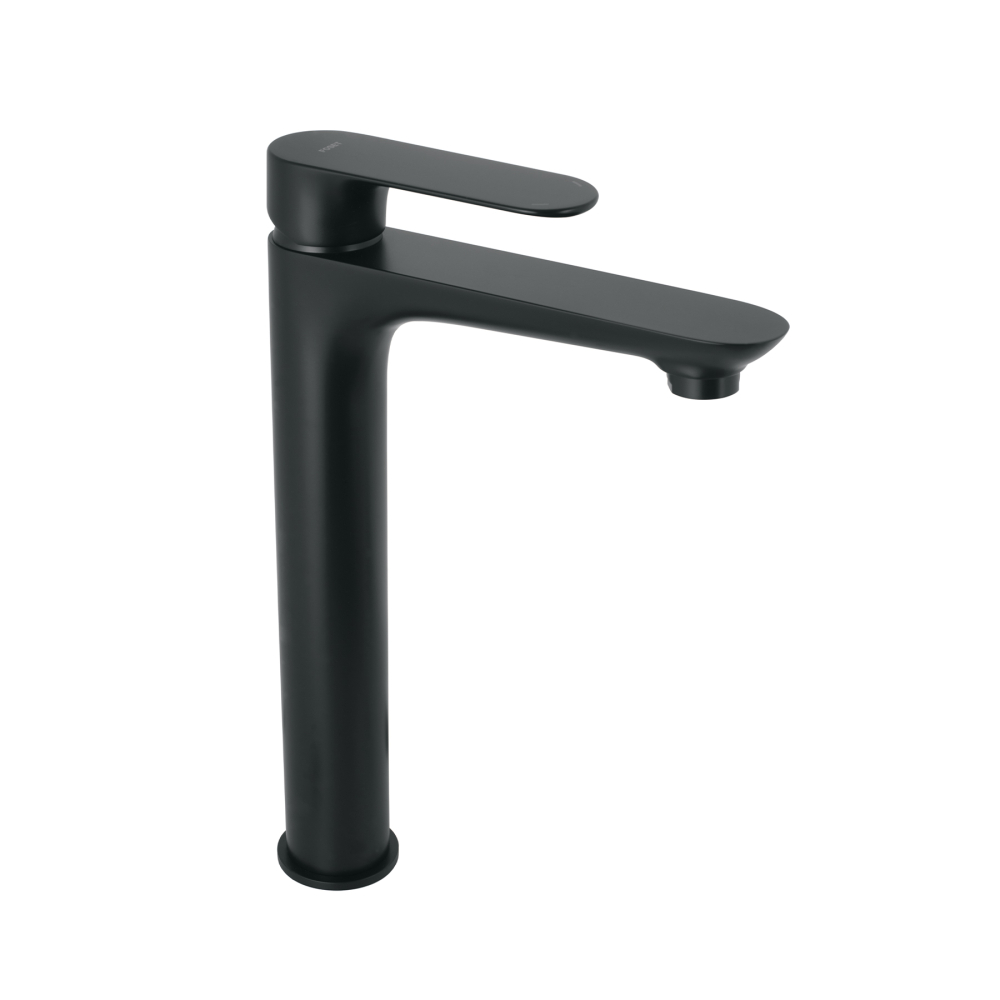 Monomando alto para lavabo, negro, FOSET RIVIERA RIM-46M
