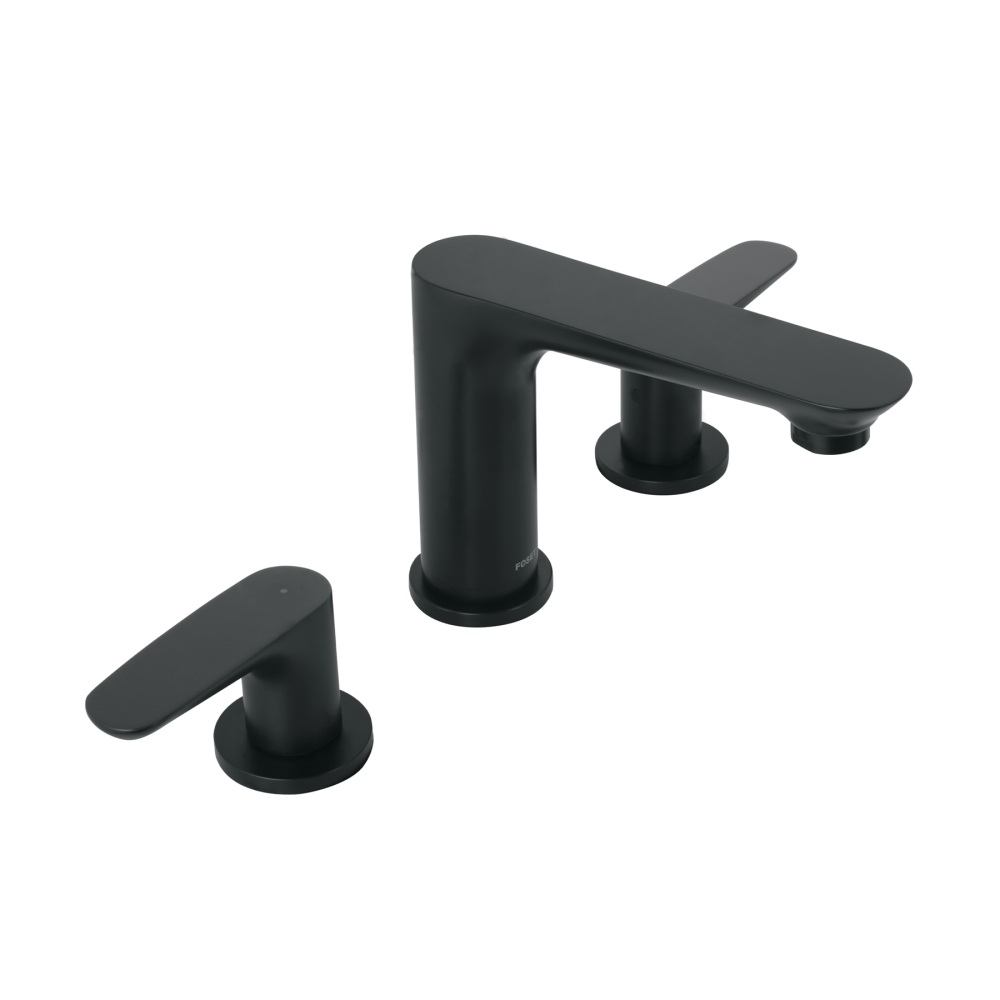 Mezcladora lavabo taladros separados, negro, FOSET RIVIERA RIM-91M