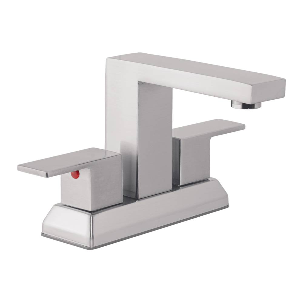 Mezcladora para lavabo 4', satín, FOSET KUBO KUM-43N