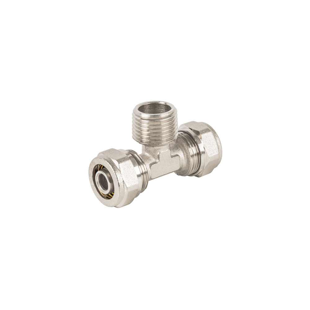 Tee macho para PEALPE, 1/2', FOSET PPG-12TM