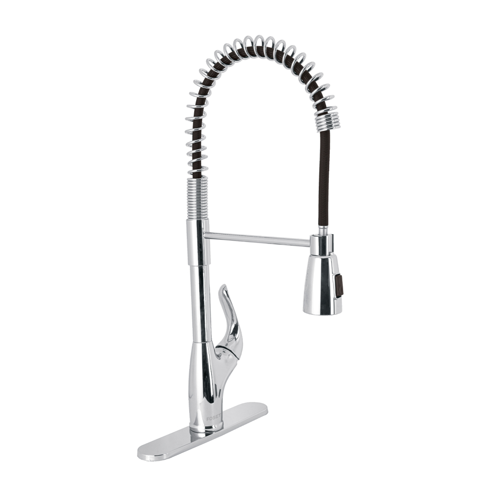 Monomando fregadero cromo, semi profesional, FOSET AERO AEF-85