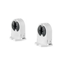 Bolsa 2 portalámparas para tubo LED y fluorescente base G5 POPL-18