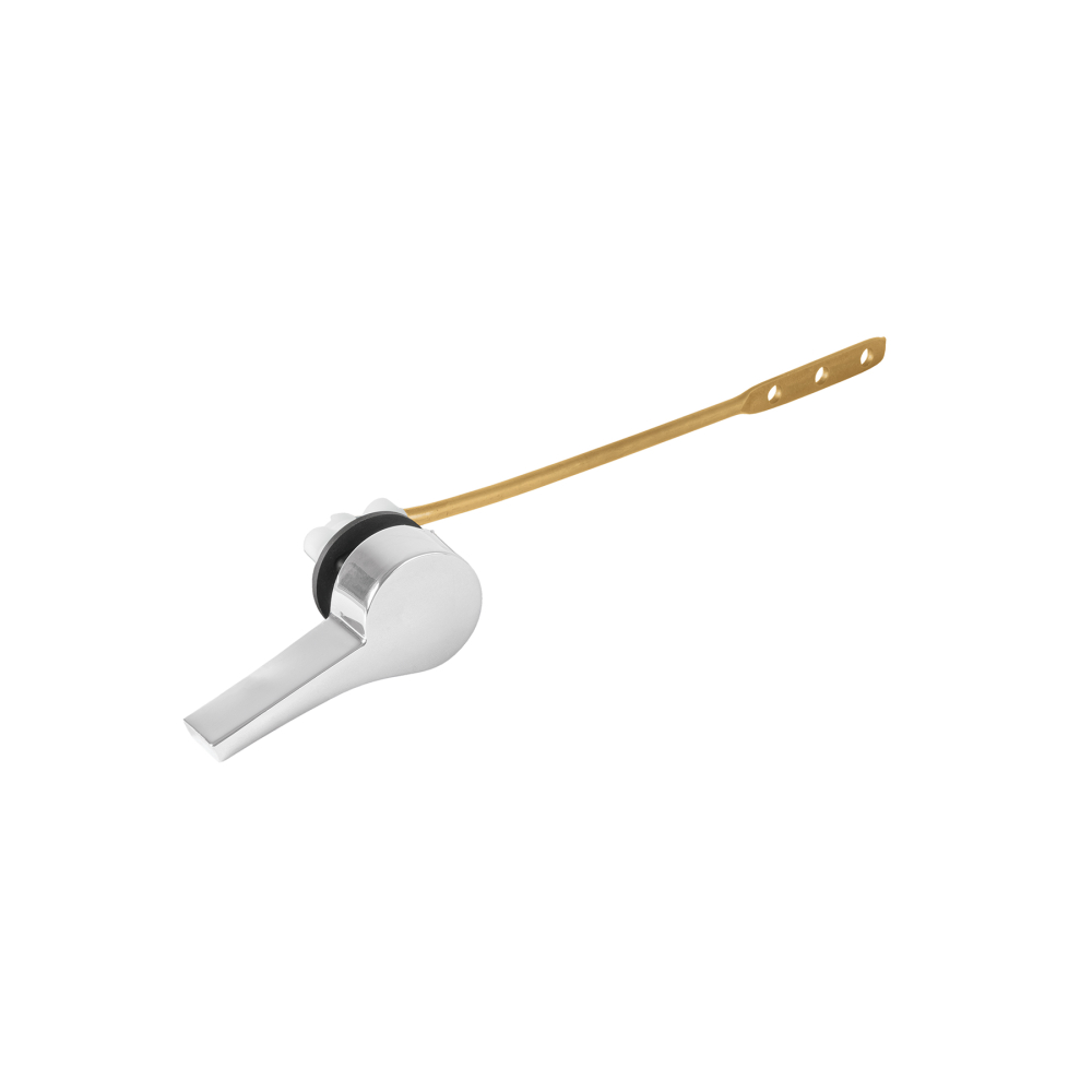 Palanca frontal metálica cromada minimalista para WC, FOSET PW-025