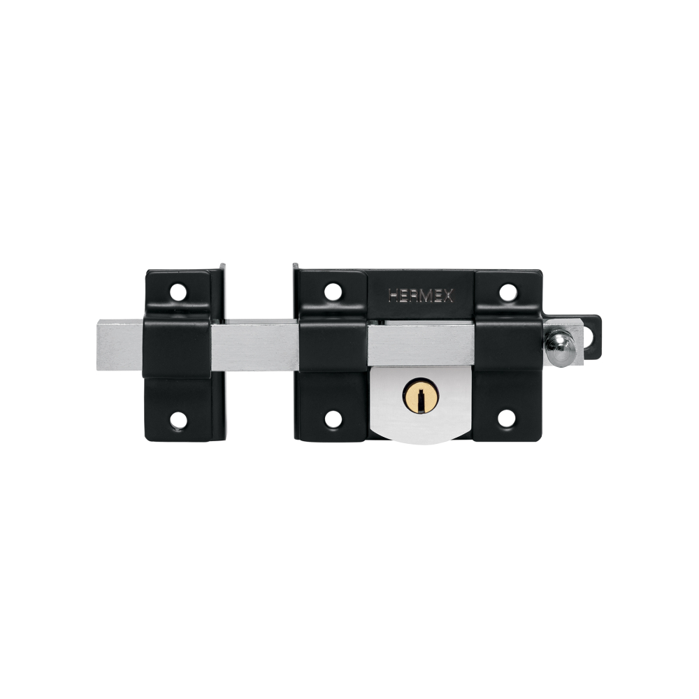 Cerradura de barra libre, izquierda, negra HERMEX CB-456I
