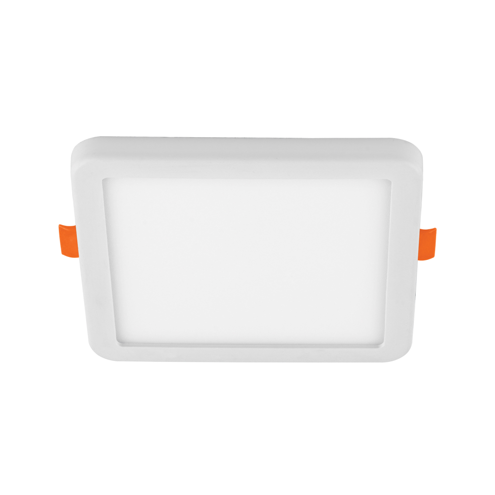 Luminario LED plafón 8W 6500K, ajustable, cuadrado, VOLTECK EMP-801L