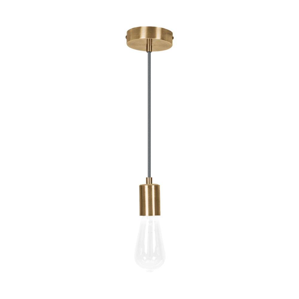 Socket colgante metálico, hierro antiguo, VOLTECK SOC-10HS