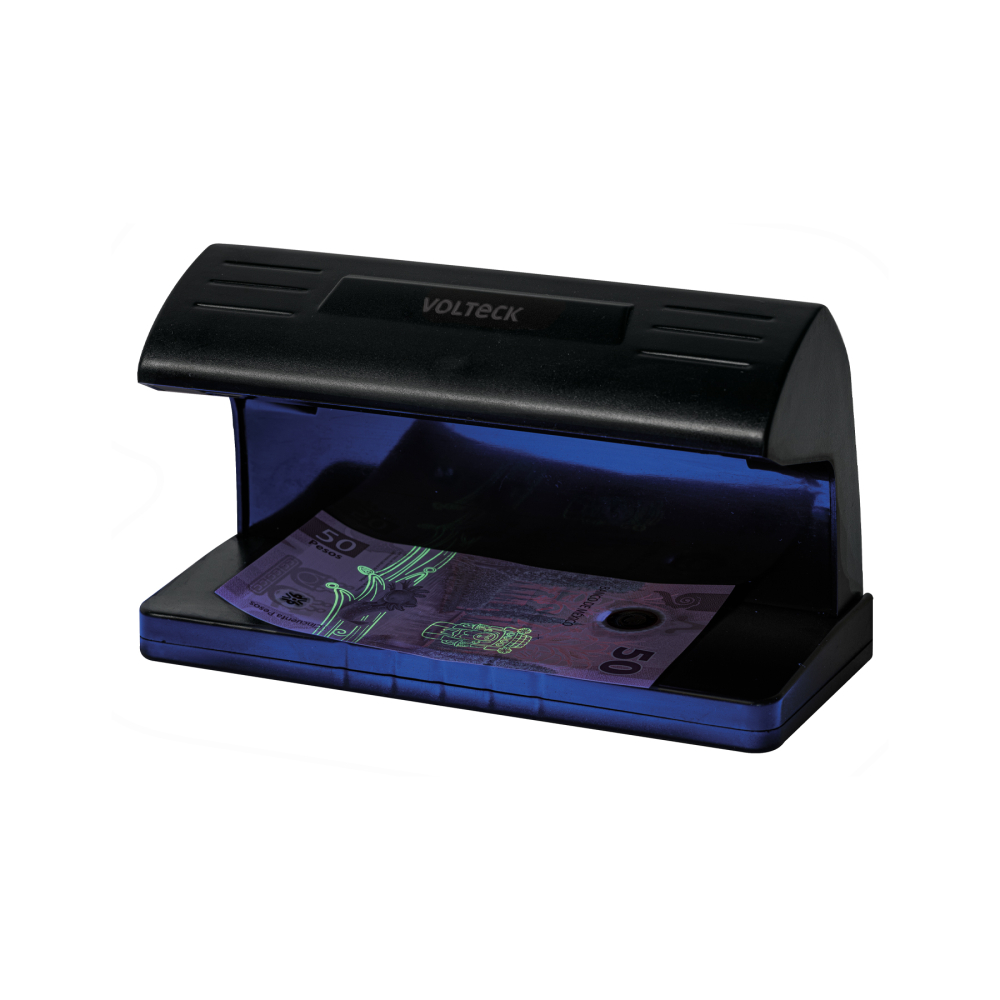 Detector de billetes falsos con doble lámpara, VOLTECK DBF-9