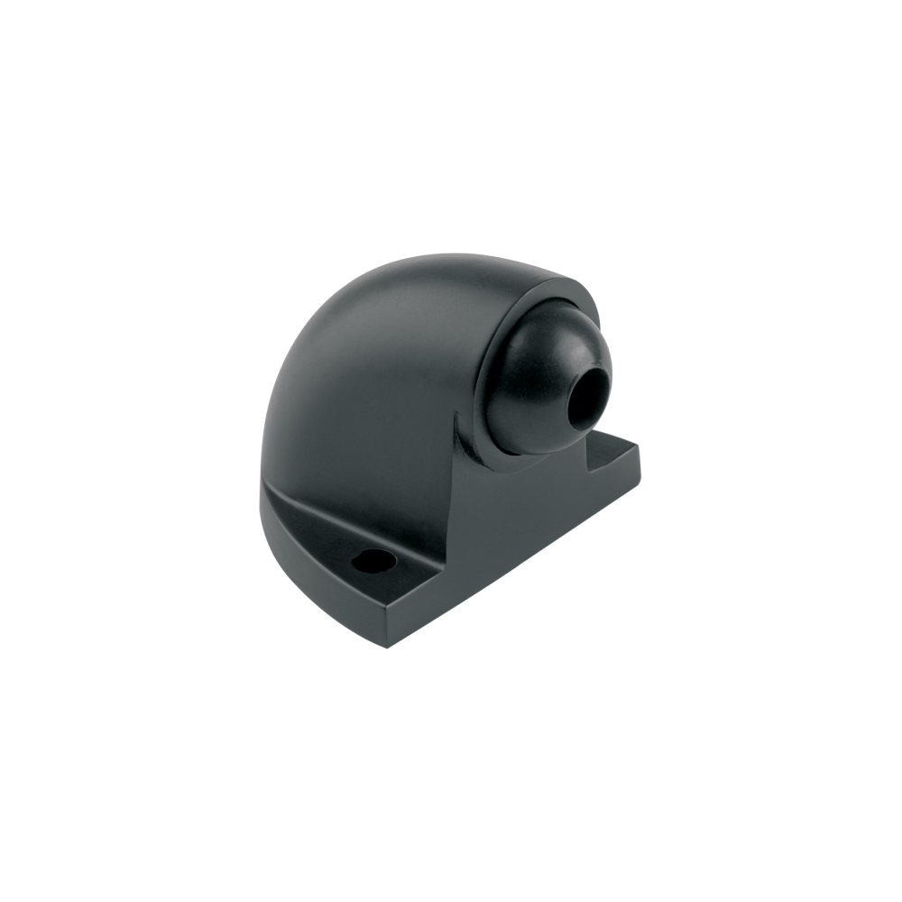 Tope tipo codo para puerta, negro mate, HERMEX TOCO-6