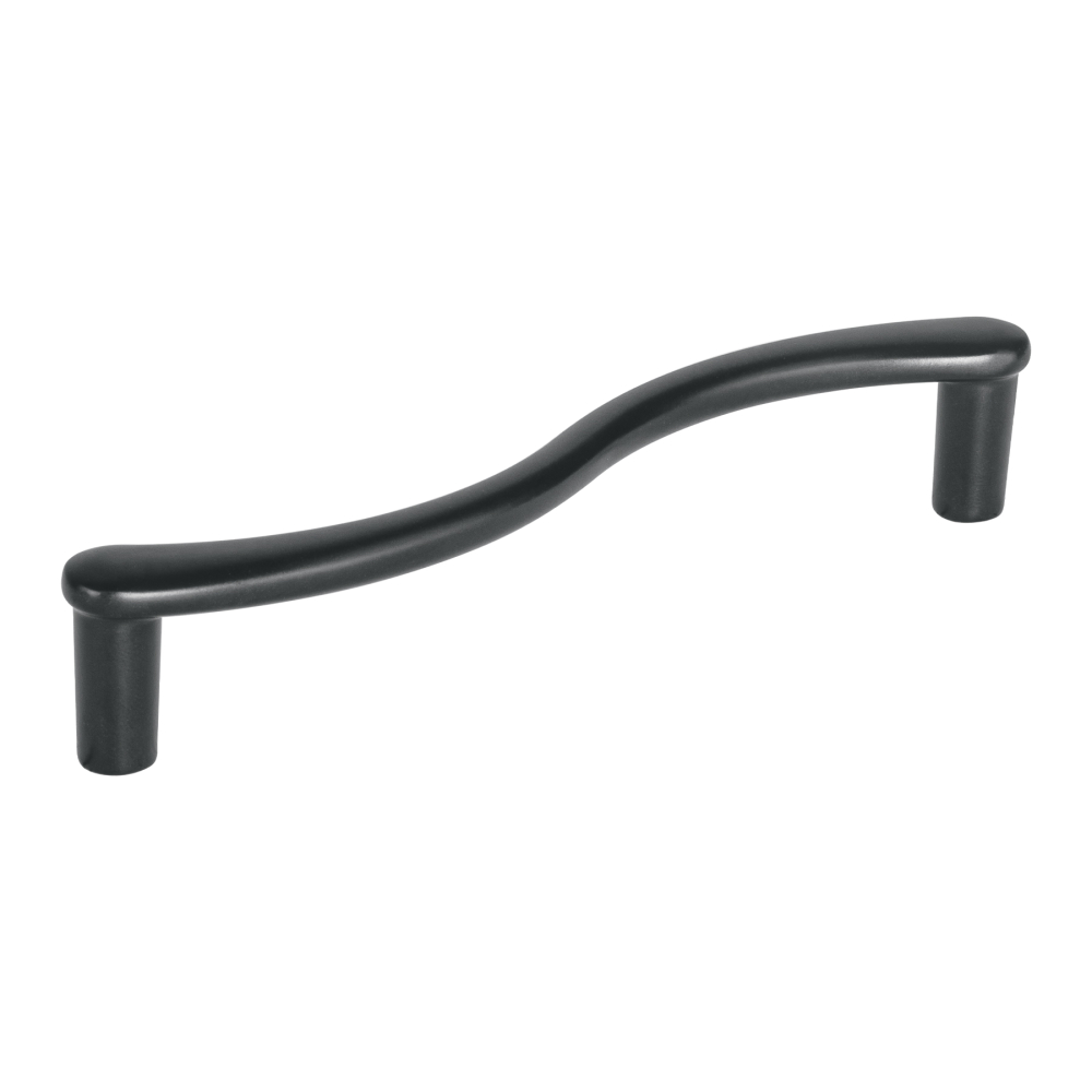 Jaladera de 128mm, línea Toledo, negro, HERMEX JAL-1462