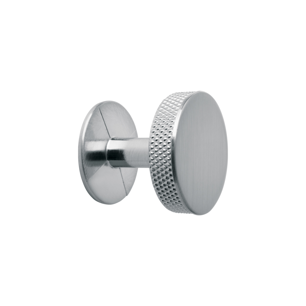 Perilla metálica estilo 'Oviedo', níquel satinado, HERMEX PER-151