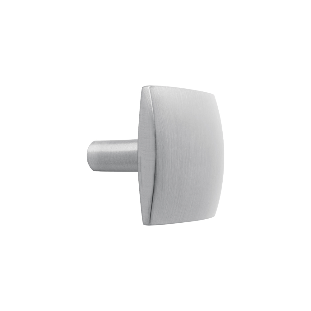 Perilla metálica estilo 'Burgos' acabado níquel satinado PER-121