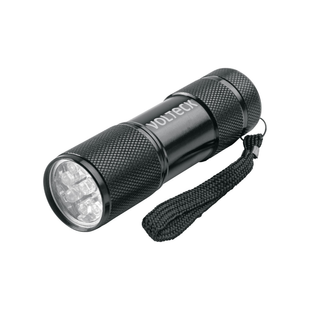 Linterna LED con luz ultravioleta, VOLTECK DBF-L9