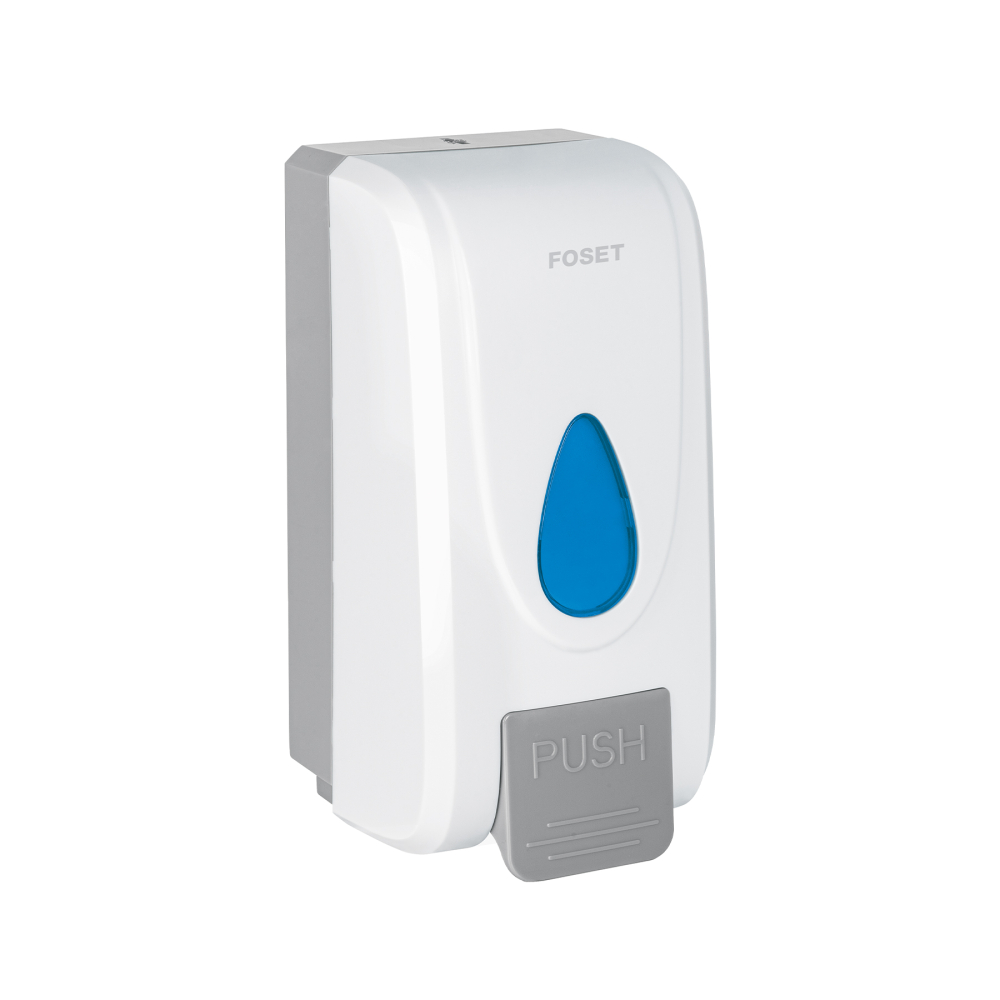 Dosificador de ABS para jabón espuma, blanco, FOSET ABP-12B