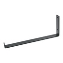 Ménsula vintage de acero negra 6 x 16', FIERO MEV-16N