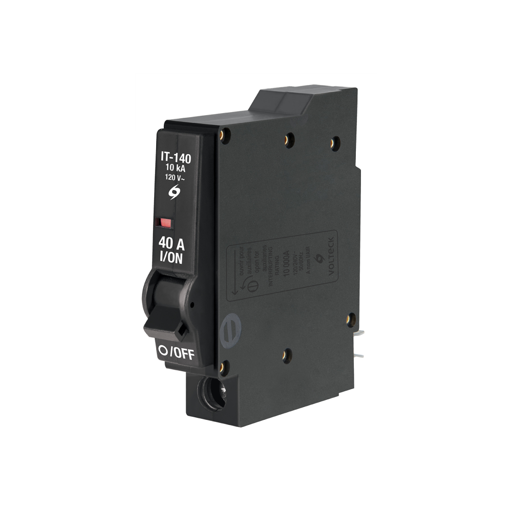 Interruptor de 1 polo 40A, enchufable, a granel, VOLTECK IT-140G