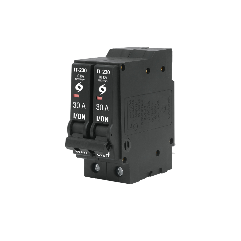 Interruptor de 2 polos 30A, enchufable, a granel, VOLTECK IT-230G
