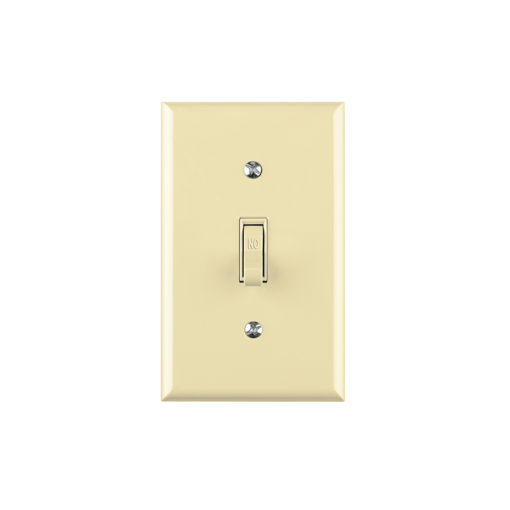 Placa armada interruptor sencillo, línea Standard, marfil PA-APSE-S