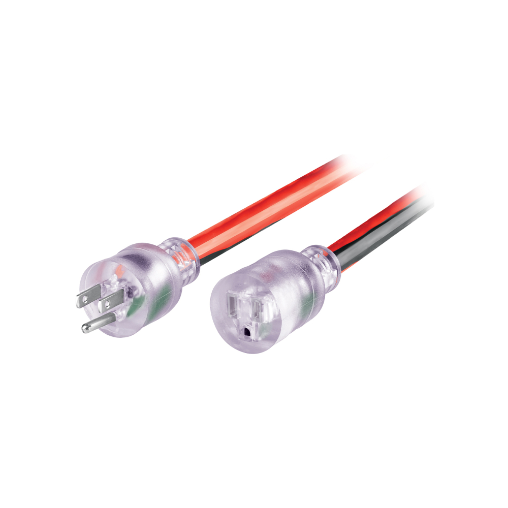 Extensión reforzada aterrizada 100% cobre, 20 m, calibre 10 ERA-20X10