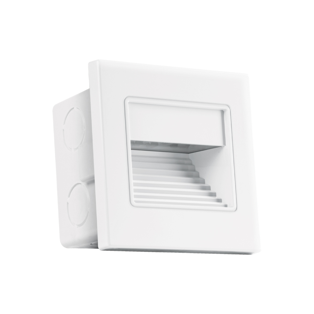 Luminario LED empotrable de cortesía 1W 3000K blanco VOLTECK EMP-700L