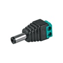Conector de energía para CCTV tipo macho, Volteck CTV-1M
