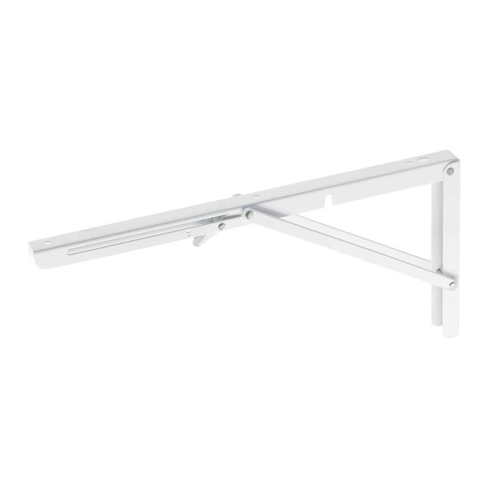 Ménsula plegable de acero blanca 8' x 16', FIERO MEP-16B