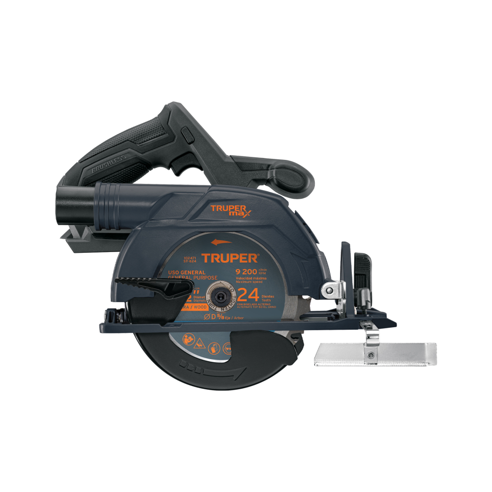 Sierra circular 6-1/2', 20V, s/accesorios, TRUPER MAX MAX-20SCS