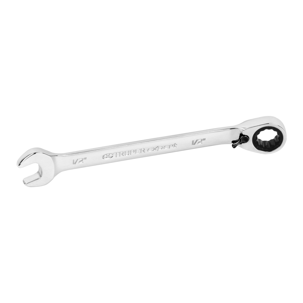 Llave combinada matraca reversible 1/2'x178 mm largo, EXPERT LL-2016XR